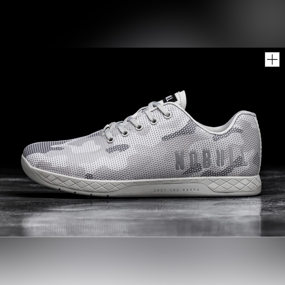 Nobull arctic white camo women’s trainers, size 9, never worn
